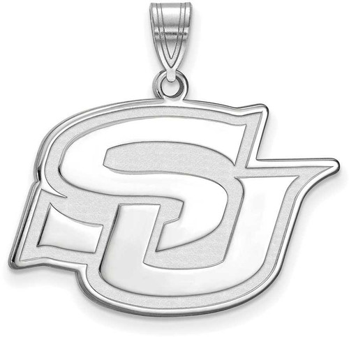 Image of 10K White Gold Southern University Large Pendant by LogoArt