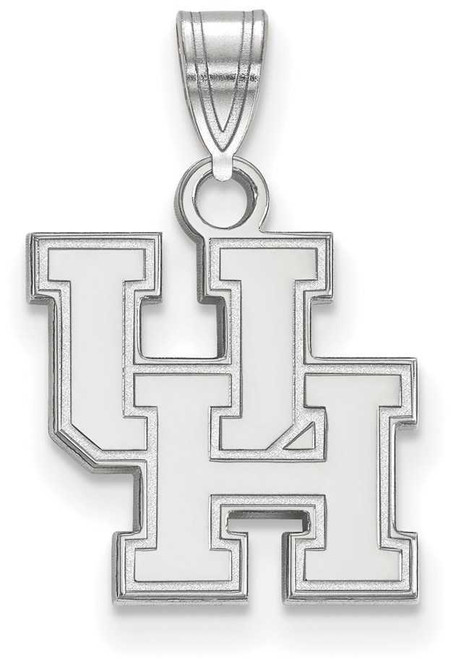 Image of 10K White Gold University of Houston Small Pendant by LogoArt