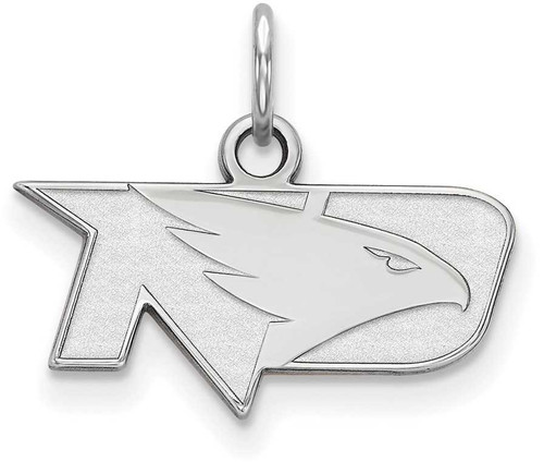 Image of 10K White Gold University of North Dakota X-Small Pendant by LogoArt (1W001UNOD)