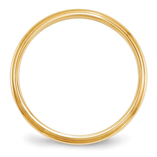 Image of 10K Yellow Gold 2.5mm Half Round with Edge Band Ring