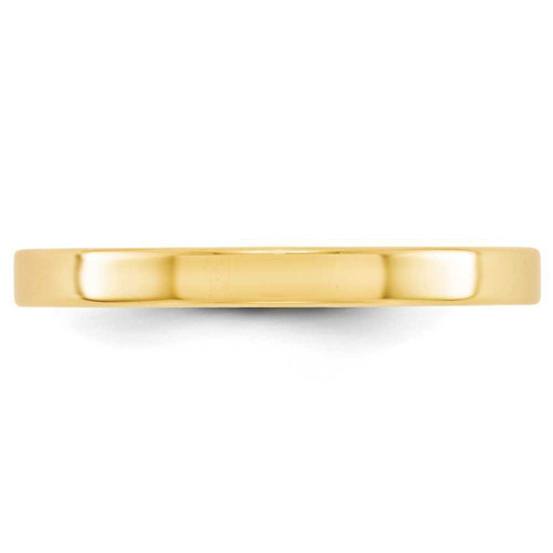 Image of 10K Yellow Gold 2.5mm Lightweight Flat Band Ring