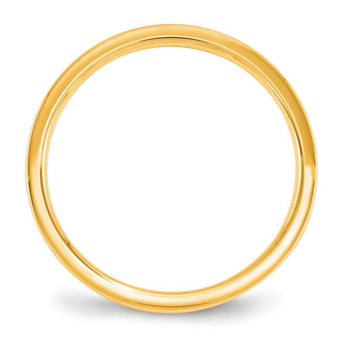 Image of 10K Yellow Gold 2.5mm Standard Flat Comfort Fit Band Ring