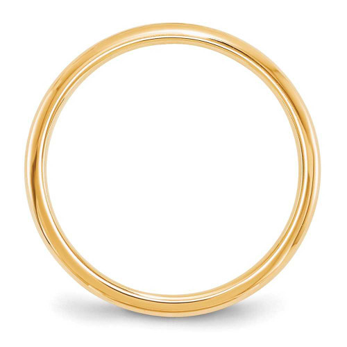 Image of 10K Yellow Gold 2mm Standard Comfort Fit Band Ring