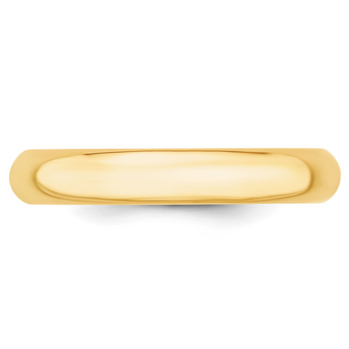Image of 10K Yellow Gold 4mm Standard Comfort Fit Band Ring