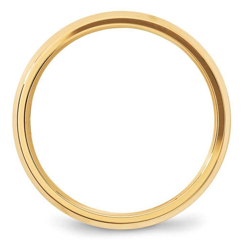 Image of 10K Yellow Gold 5mm Bevel Edge Comfort Fit Band Ring