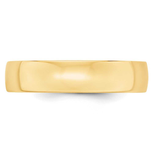 Image of 10K Yellow Gold 5mm Lightweight Comfort Fit Band Ring