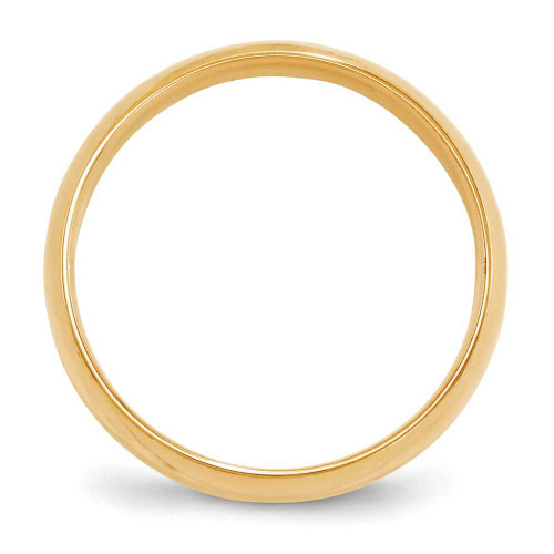 Image of 10K Yellow Gold 6mm Lightweight Comfort Fit Band Ring