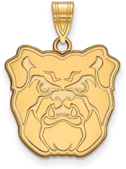 Image of 10K Yellow Gold Butler University Large Pendant by LogoArt (1Y002BUT)