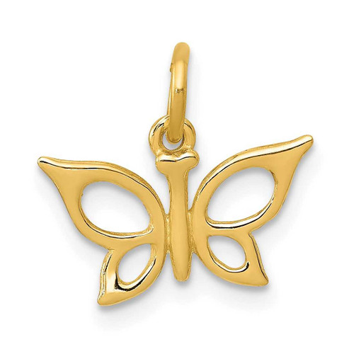 Image of 10K Yellow Gold Butterfly Charm 10XAC138