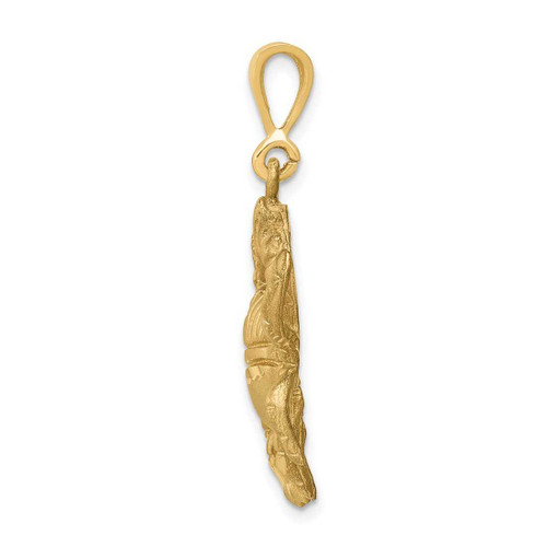 Image of 10K Yellow Gold Cancer Zodiac Pendant