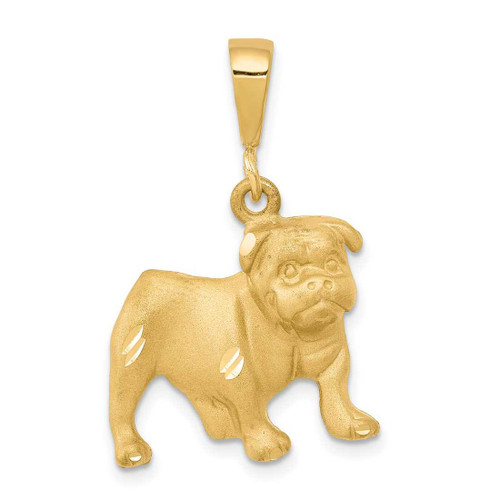 Image of 10K Yellow Gold Dog Pendant