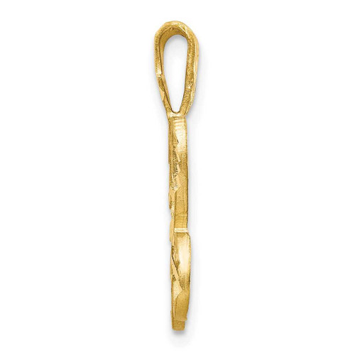 Image of 10K Yellow Gold Initial H Pendant 10C767H