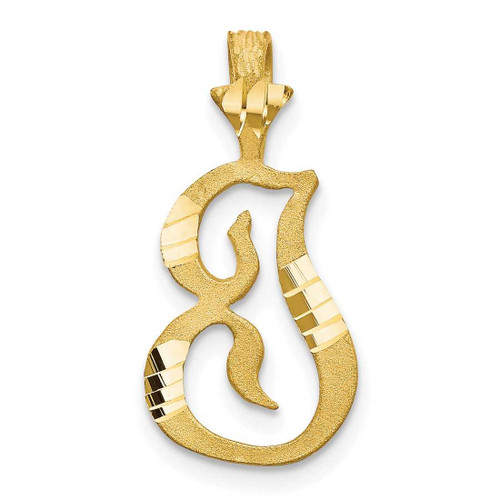 Image of 10K Yellow Gold Initial I Pendant 10C767I