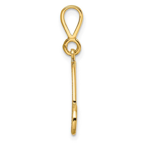 Image of 10K Yellow Gold Initial M Pendant 10C242/M