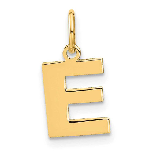 Image of 10K Yellow Gold Letter E Initial Charm 10XNA1337Y/E