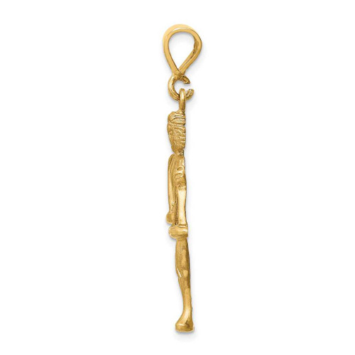 Image of 10K Yellow Gold Libra Zodiac Pendant