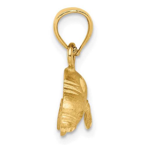 Image of 10K Yellow Gold Manatee Pendant