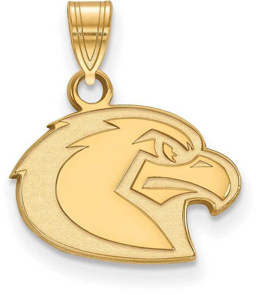 Image of 10K Yellow Gold Marquette University Small Pendant by LogoArt (1Y026MAR)