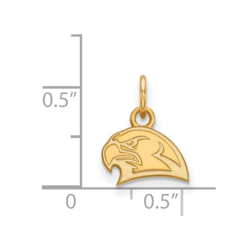 Image of 10K Yellow Gold Miami University X-Small Pendant by LogoArt (1Y023MU)