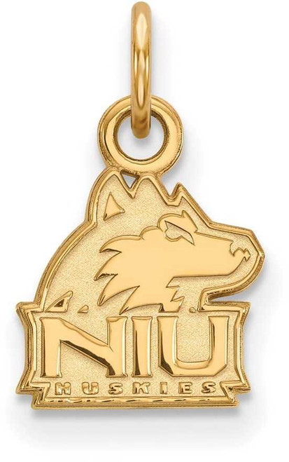 Image of 10K Yellow Gold Northern Illinois University X-Small Pendant by LogoArt