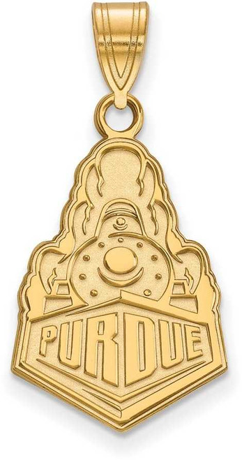 Image of 10K Yellow Gold Purdue Large Pendant by LogoArt (1Y039PU)