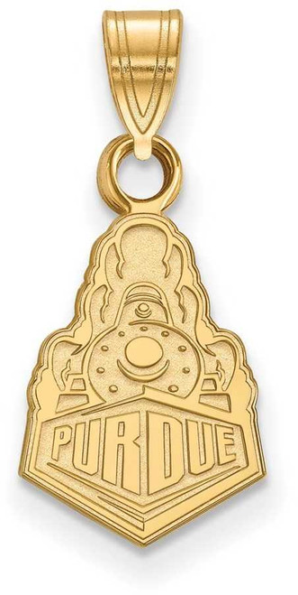 Image of 10K Yellow Gold Purdue Small Pendant by LogoArt (1Y037PU)