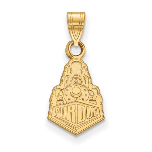 10K Yellow Gold Purdue Small Pendant by LogoArt (1Y037PU)