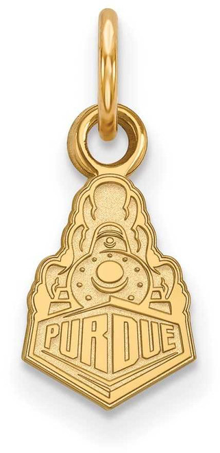 Image of 10K Yellow Gold Purdue X-Small Pendant by LogoArt (1Y036PU)