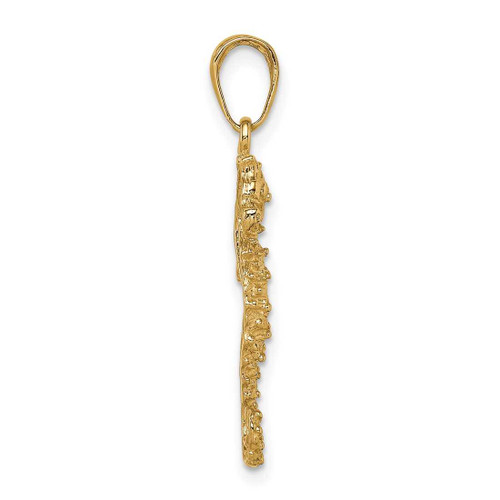 Image of 10k Yellow Gold Seahorse Pendant