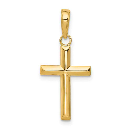 Image of 10k Yellow Gold Small Cross Pendant