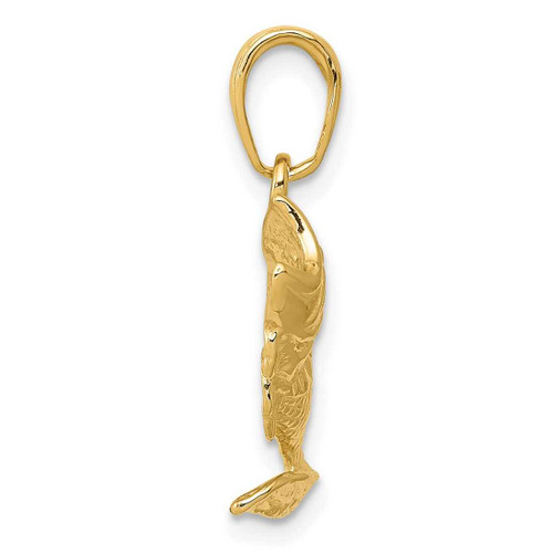 Image of 10K Yellow Gold Small Fish Pendant