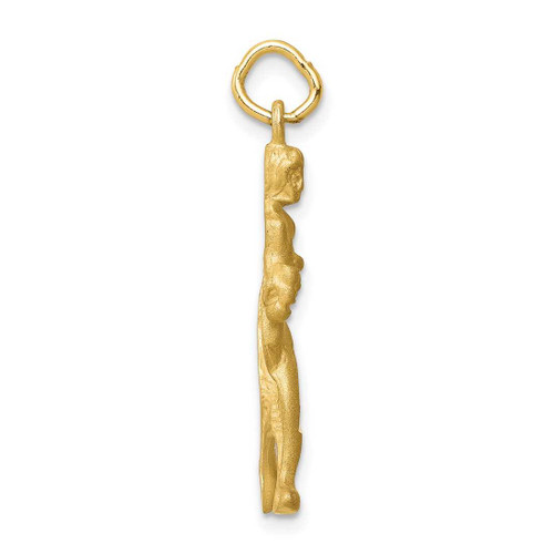 Image of 10K Yellow Gold Solid Runner Charm