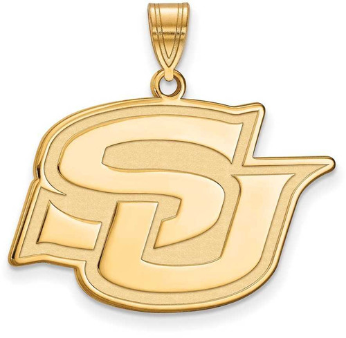 Image of 10K Yellow Gold Southern University Large Pendant by LogoArt