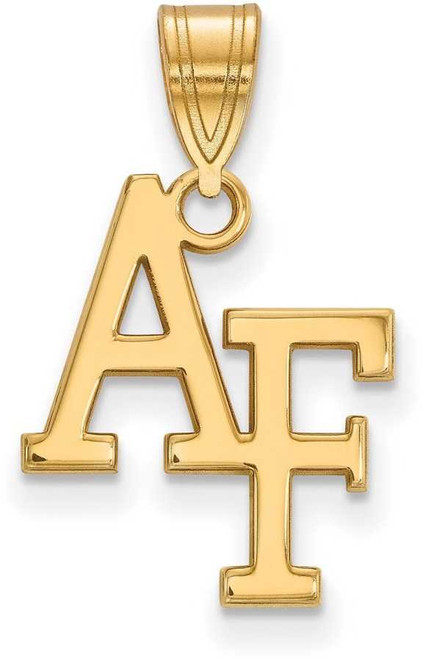 Image of 10K Yellow Gold United States Air Force Academy Medium Pendant LogoArt 1Y003USA