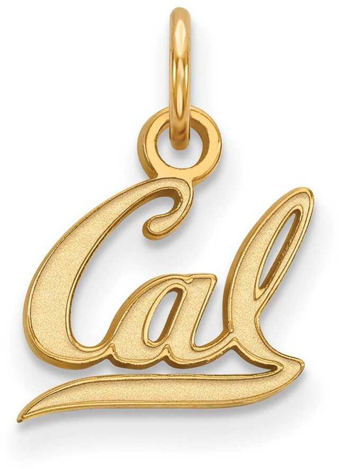 Image of 10K Yellow Gold University of California Berkeley X-Small Pendant by LogoArt