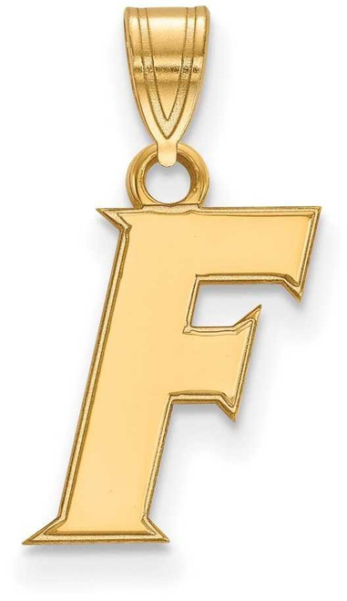 Image of 10K Yellow Gold University of Florida Small Pendant by LogoArt (1Y060UFL)