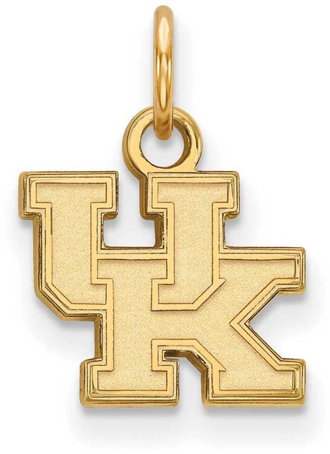 Image of 10K Yellow Gold University of Kentucky X-Small Pendant by LogoArt (1Y001UK)