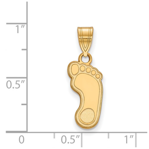 10K Yellow Gold University of North Carolina Medium Pendant by LogoArt 1Y044UNC
