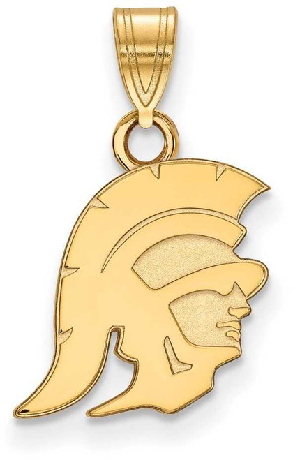 Image of 10K Yellow Gold University of Southern California Small Pendant LogoArt 1Y022USC