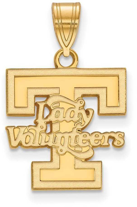 Image of 10K Yellow Gold University of Tennessee Medium Pendant by LogoArt (1Y045UTN)