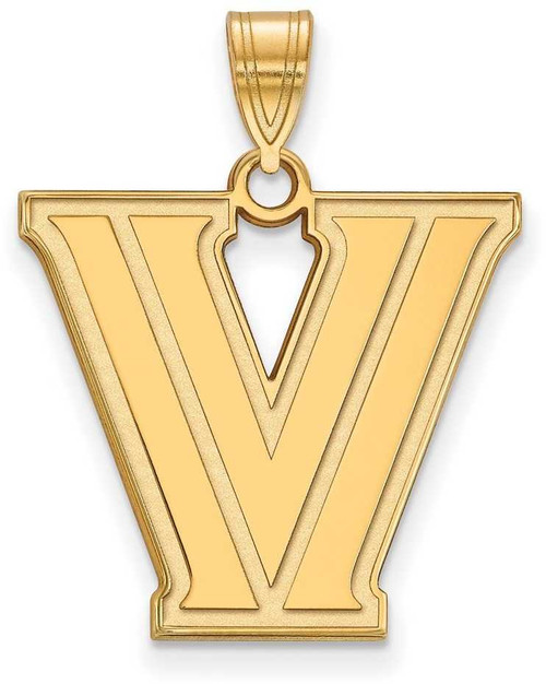 Image of 10K Yellow Gold Villanova University Large Pendant by LogoArt (1Y003VIL)