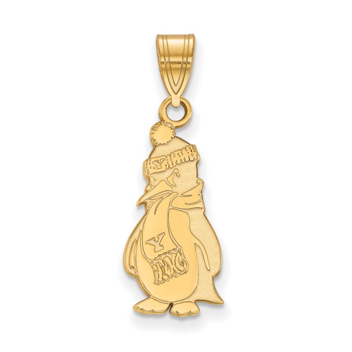10K Yellow Gold Youngstown State University Large Pendant by LogoArt (1Y006YSU)