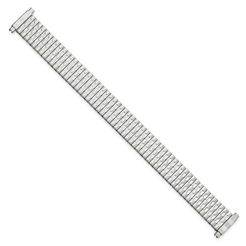 Image of 12-16mm 5.75" Silver-tone ThinFlexo Expansion Stainless Steel Watch Band