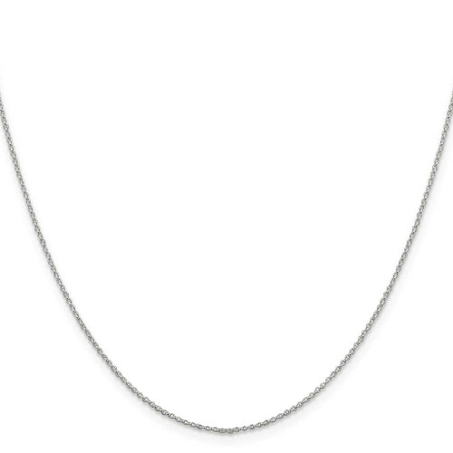 Image of 14" Sterling Silver 1.1mm Rolo Chain Necklace