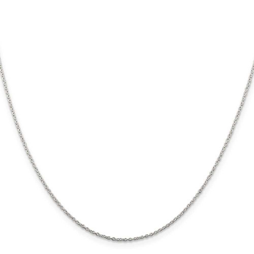 Image of 14" Sterling Silver 1mm Cable Chain Necklace with Spring Ring Clasp