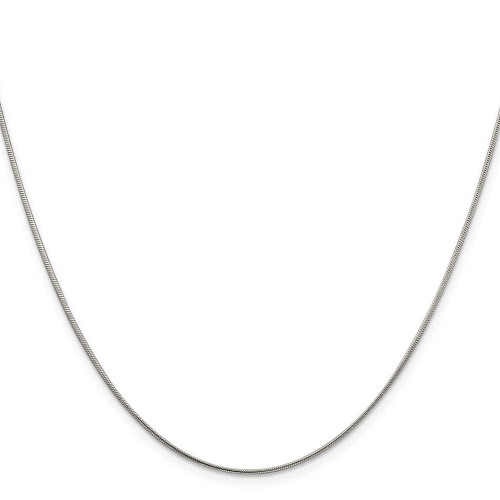Image of 14" Sterling Silver 1mm Snake Chain Necklace