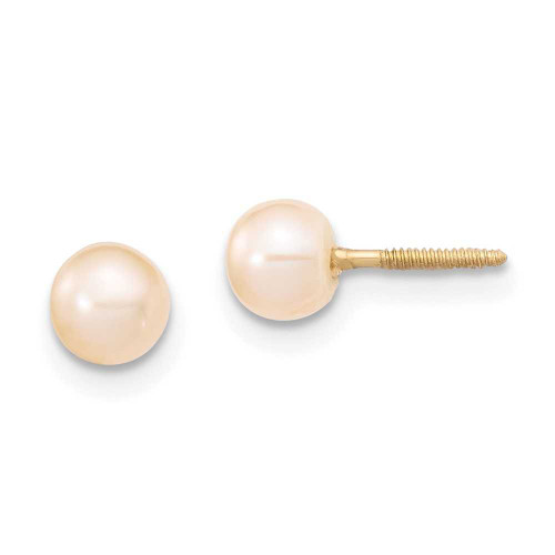 Image of 14K Gold Madi K 4-5mm Pink Freshwater Cultured Pearl 5.5 Bracelet & Earrings Set