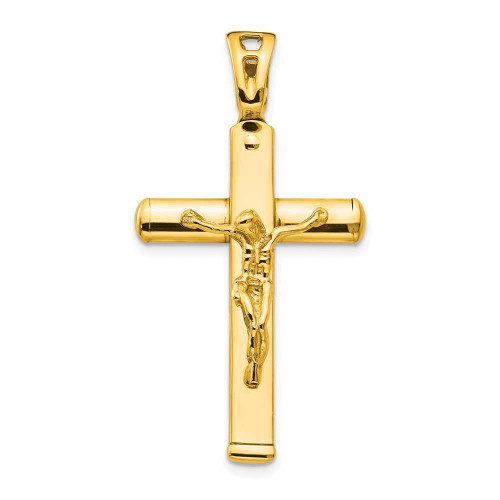 Image of 14K Polished Crucifix Pendant LF869