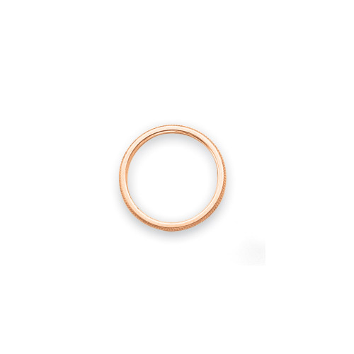 Image of 14K Rose-Gold 1.5mm Milgrain Band Ring