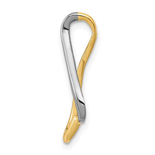 Image of 14K Two-tone Gold Slide Pendant SL548